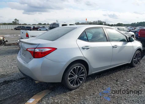 2015 Toyota Corolla S Plus from USA, damaged, VIN 2T1BURHEXFC476319